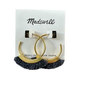 Madewell Fringe Hoop Earrings